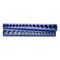 Taj Tools 3 By 8" Drive Metric Magnetic Socket Holder Tool Organizer Tray - Blue, Holds 15 Regular And 15 Deep Size Sockets